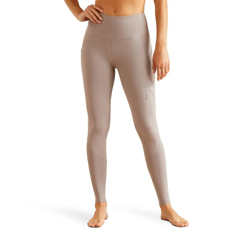 Ariat EOS Breathe Half Grip Women's Riding Tights - Zinc Grey