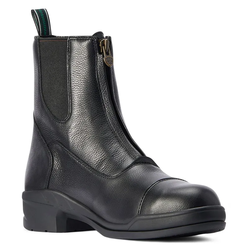 Ariat Heritage IV Zip Steel Toe Mens Paddock Boots - Black-1