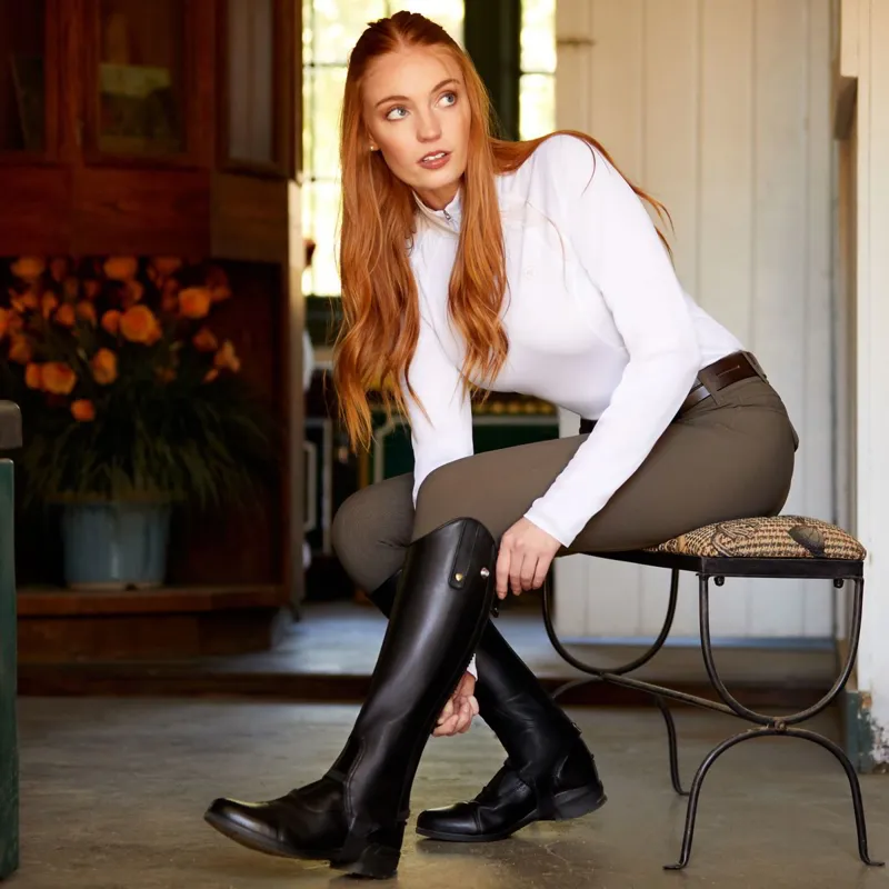 Ariat Heritage Contour Unisex Half Chaps - Black-2