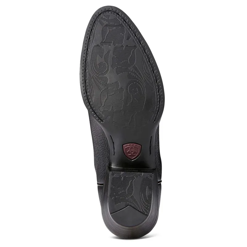 Ariat Heritage Round Toe Women's Western Boots - Black Deertan-3