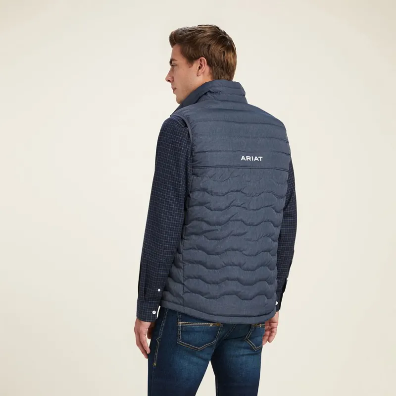 Ariat Ideal Down Men's Vest - Charcoal Heather-1