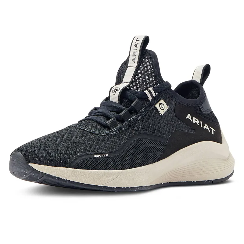 Ariat Ignite Eco Laced Ladies Sneakers - Black