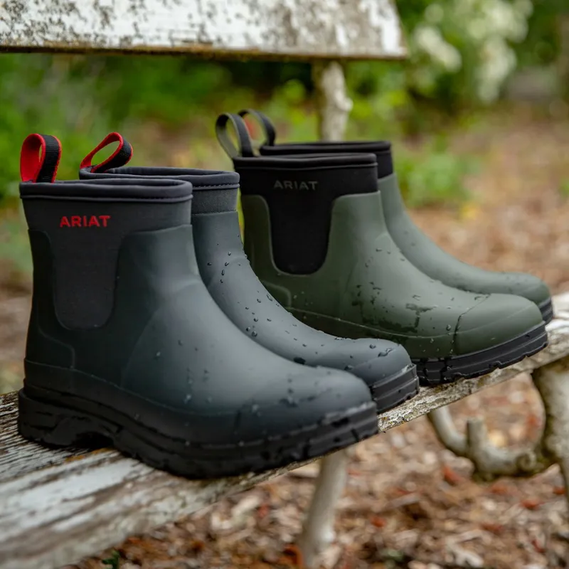 Ariat Kelmarsh Shortie Womens Short Rubber Boots - Navy-3