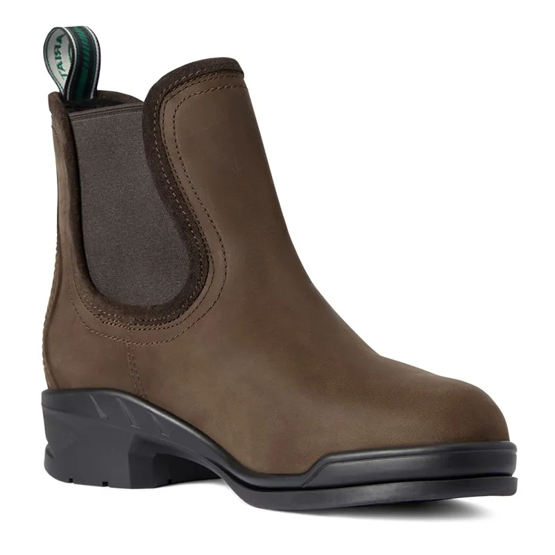 Ariat Keswick Womens Steel Toe Paddock Boots - Distressed Brown-2