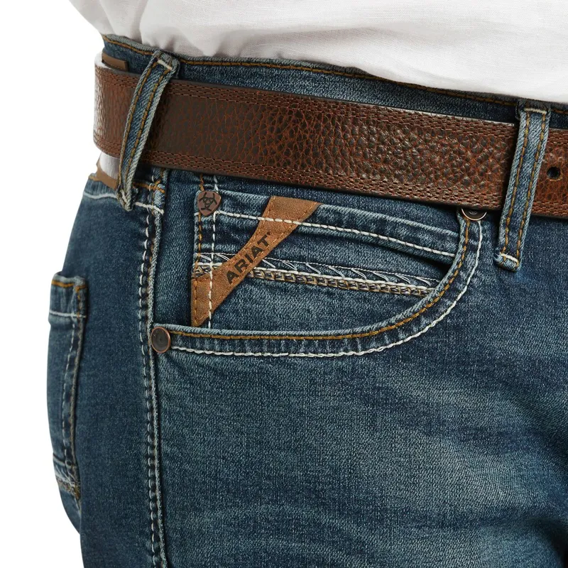Ariat M8 Modern TekStretch Sebastian Men's Slim Leg Jeans - Grafton-2