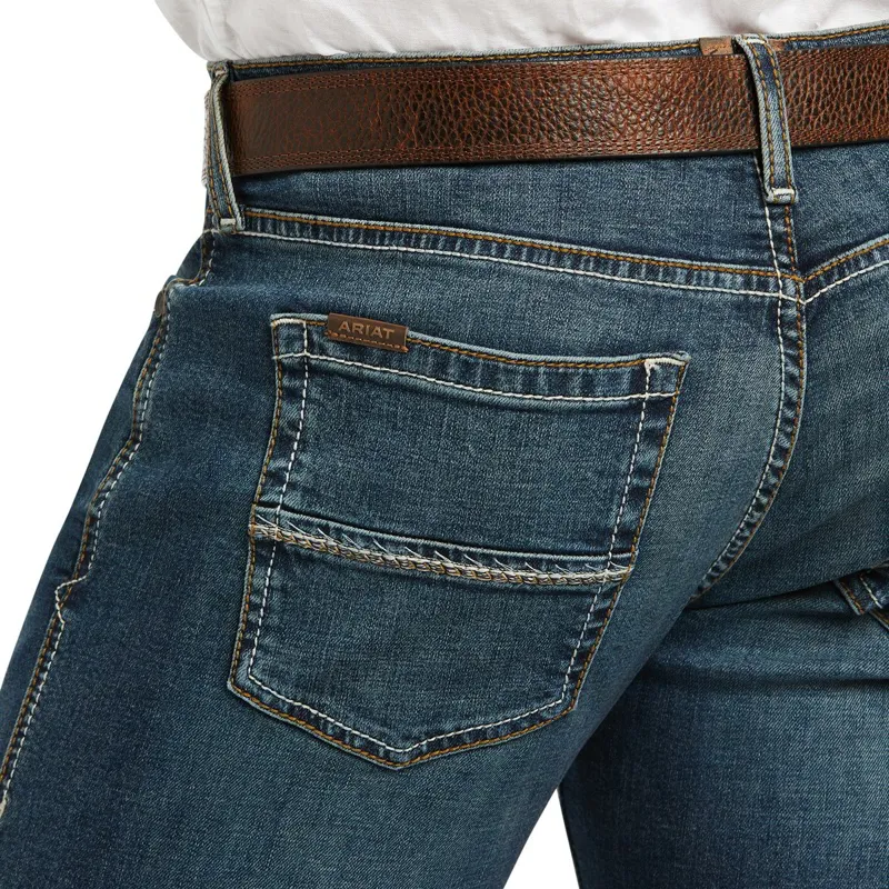 Ariat M8 Modern TekStretch Sebastian Men's Slim Leg Jeans - Grafton-3
