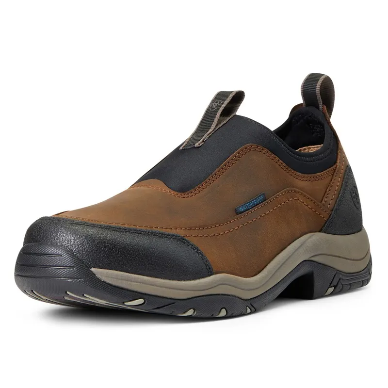 Ariat Terrain Ease H2O Waterproof Men's Boots - Oily Distressed Brown