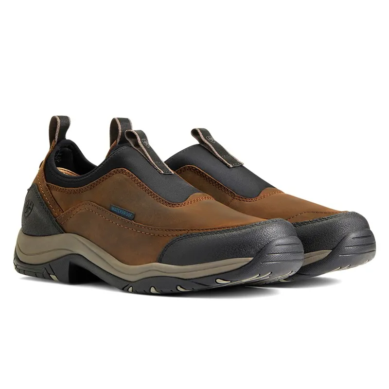 Ariat Terrain Ease H2O Waterproof Men's Boots - Oily Distressed Brown-5