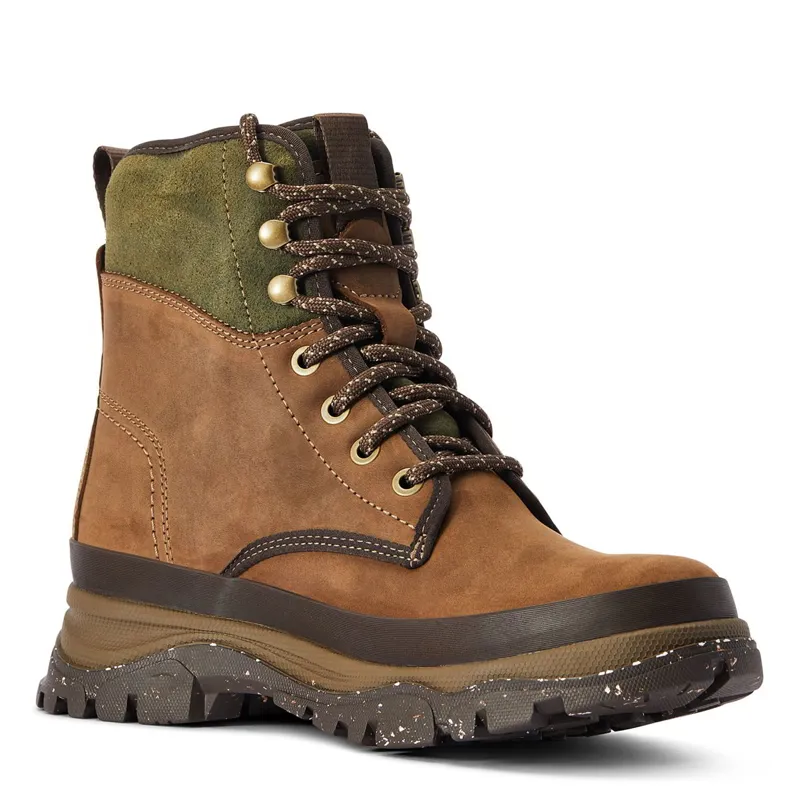 Ariat Moresby Women's Waterproof Short Boots - Oily Distressed Brown-2