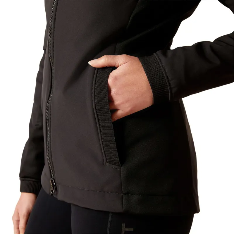 Ariat Parodist Ladies Softshell Jacket - Black-3