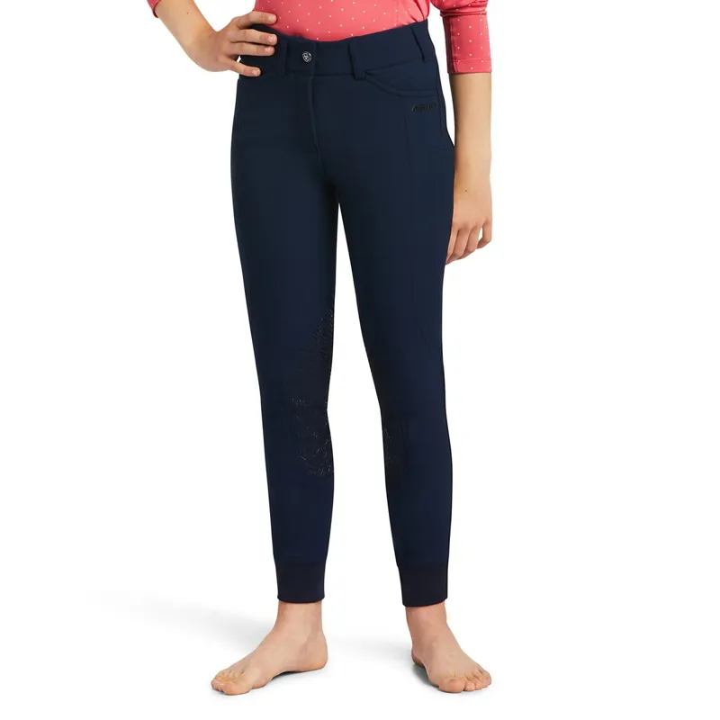 Ariat Prelude Knee Grip Youth Breeches - Navy