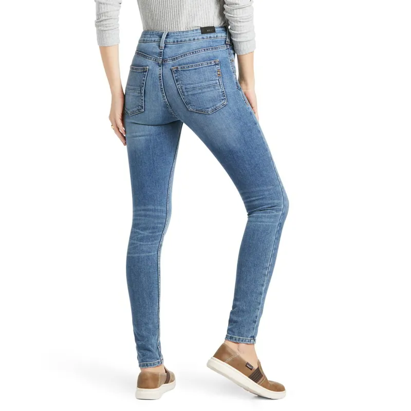 Ariat Premium High Rise Womens Skinny Jeans - Ocean Blue/Cameron-1