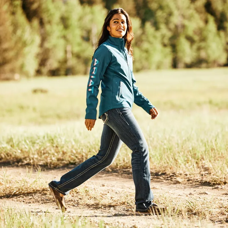 Ariat R.E.A.L. Mid Rise Ivy Women's Straight Leg Jeans - Dresden-4
