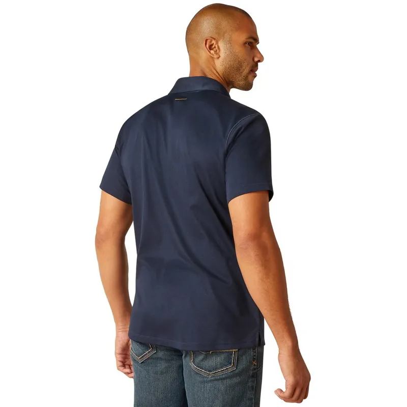 Ariat Rebar Foreman Men's Polo Shirt - Navy-1