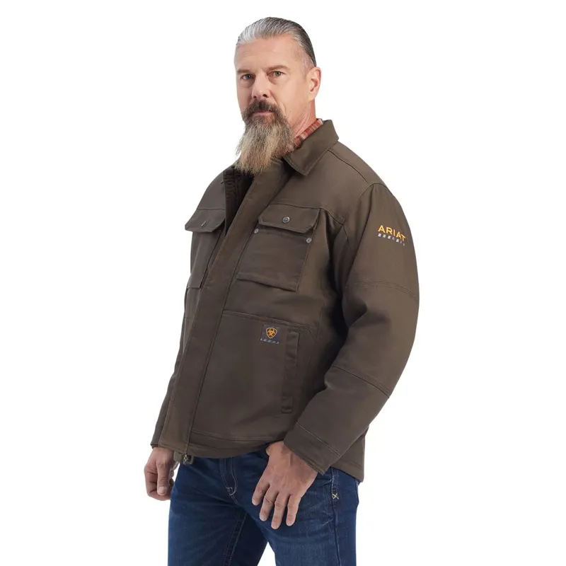Ariat Rebar DuraCanvas Sherpa Lined Mens Jacket - Wren