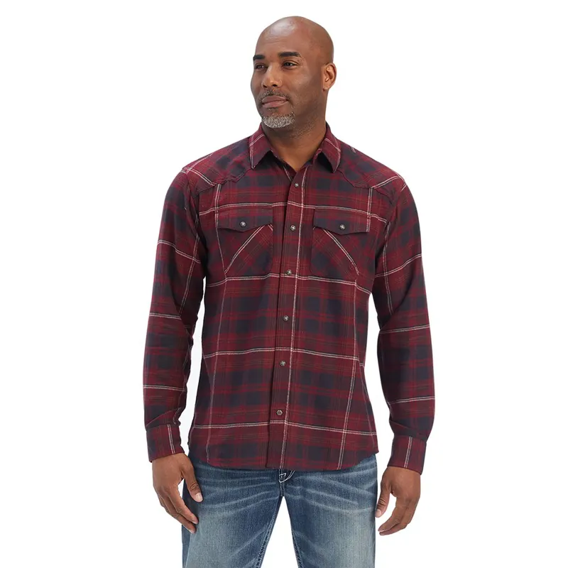 Ariat Heath Men's Retro Long Sleeve Shirt - Phantom