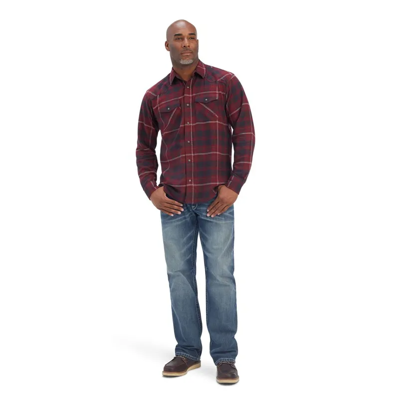 Ariat Heath Men's Retro Long Sleeve Shirt - Phantom-2