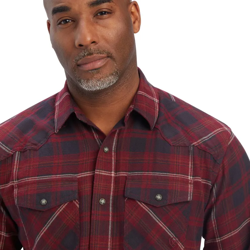 Ariat Heath Men's Retro Long Sleeve Shirt - Phantom-3