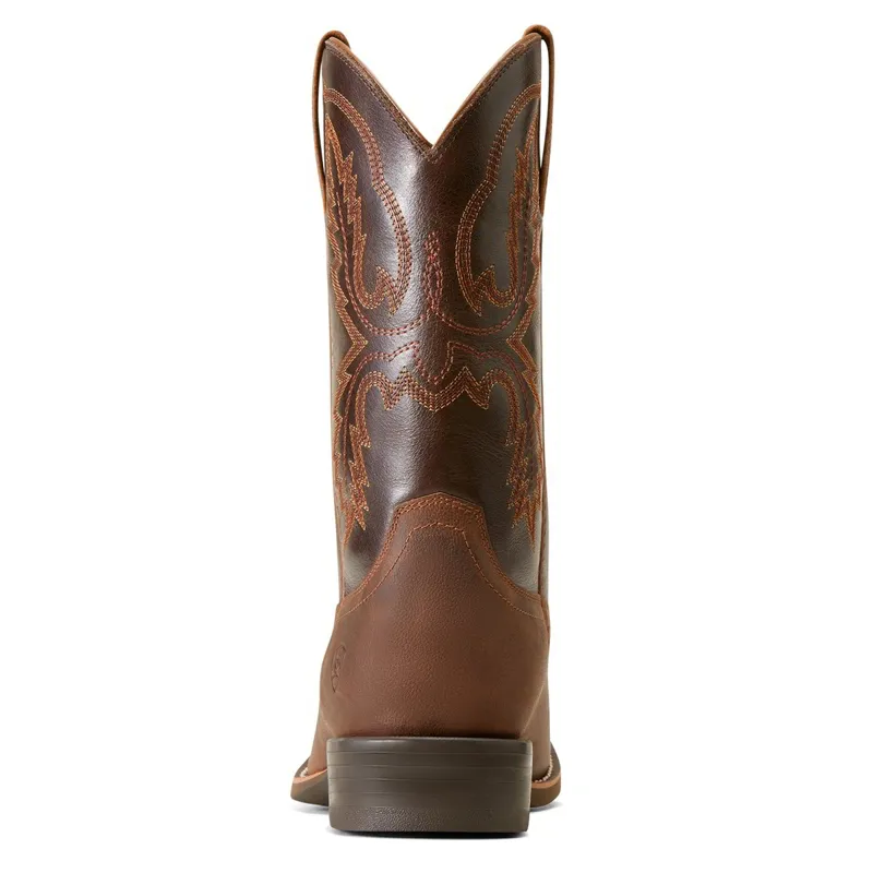 Ariat Sport Stratten Men's Western Boots - Sorrel Crunch/Bitter Brown-1