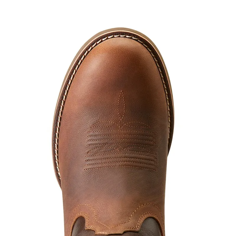 Ariat Sport Stratten Men's Western Boots - Sorrel Crunch/Bitter Brown-5