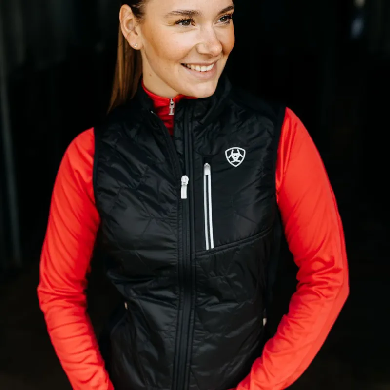 Ariat Fusion Insulated Womens Vest - Black-7