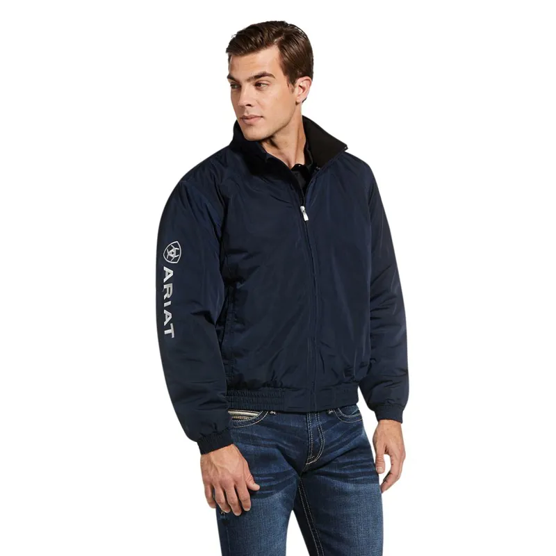 Ariat Men's Waterproof Stable Team Blouson Jacket - Navy