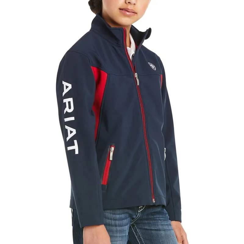 Ariat Youth Team Softshell Jacket - Navy