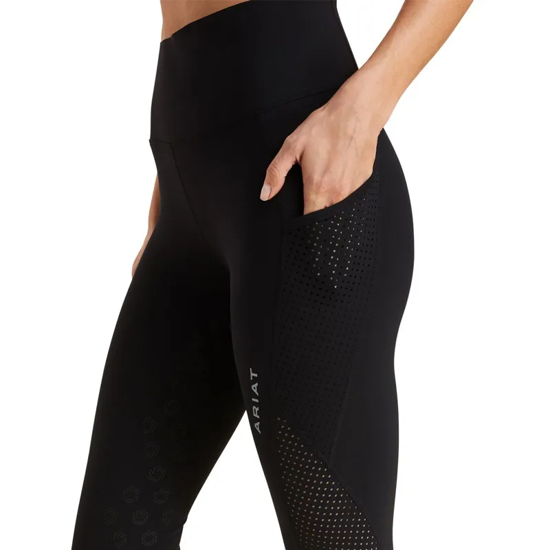 Ariat EOS Breathe Half Grip Women's Riding Tights - Black-2