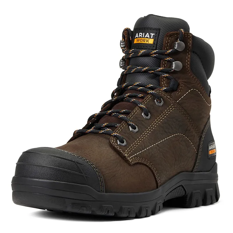Ariat Treadfast Steel Toe Waterproof Womens Boots - Dark Brown