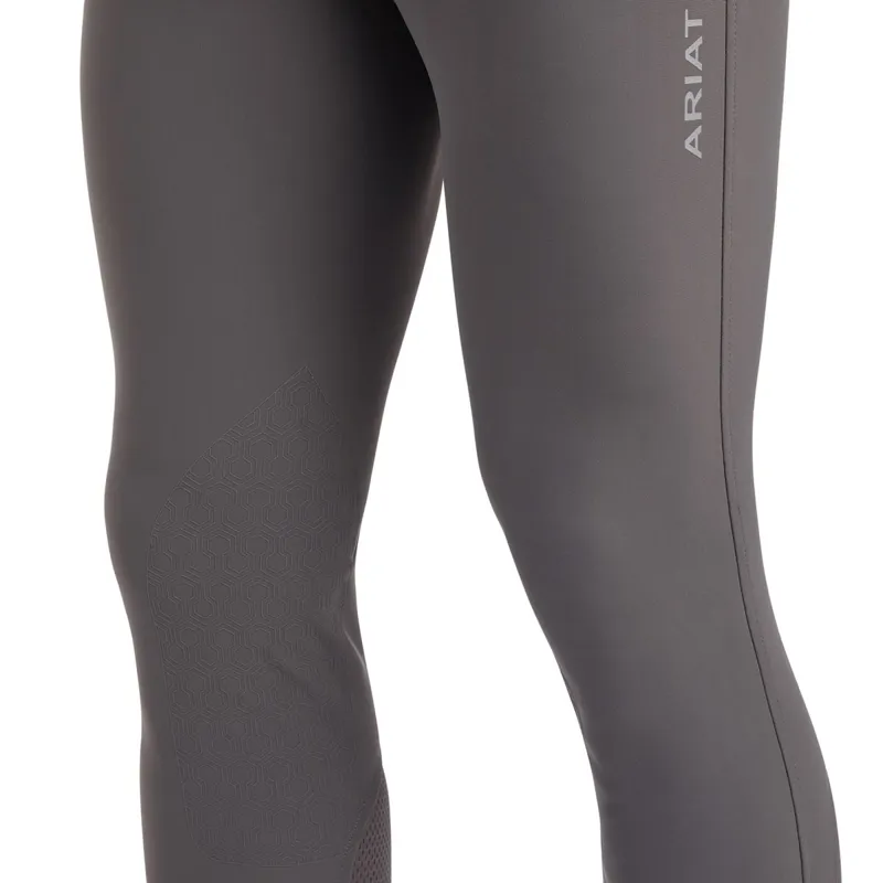 Ariat Tri Factor Grip Knee Patch Mens Breeches - Plum Grey-5