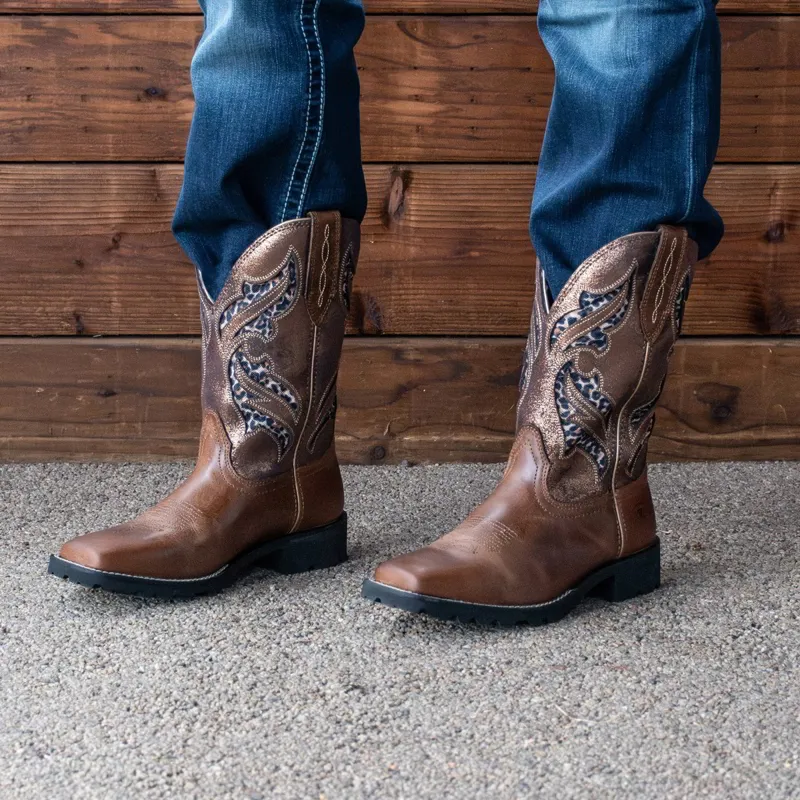 Ariat Unbridled Rancher VentTEK Women's Western Boots - Hickory Smoke-7
