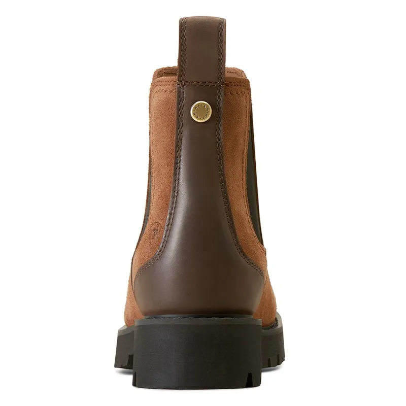 Ariat Wexford Lug H2O Womens Short Country Boots - Dark Earth-2