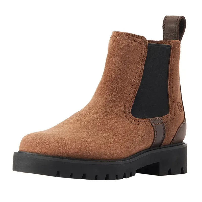 Ariat Wexford Lug H2O Womens Short Country Boots - Dark Earth