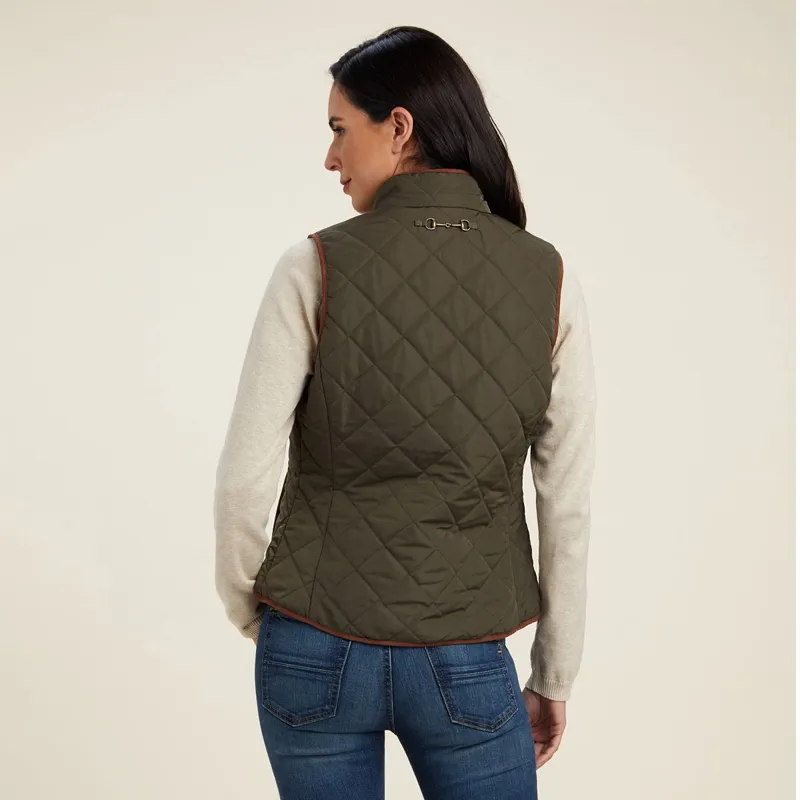 Ariat Country Woodside 2.0 Women's Quilted Vest - Earth-1