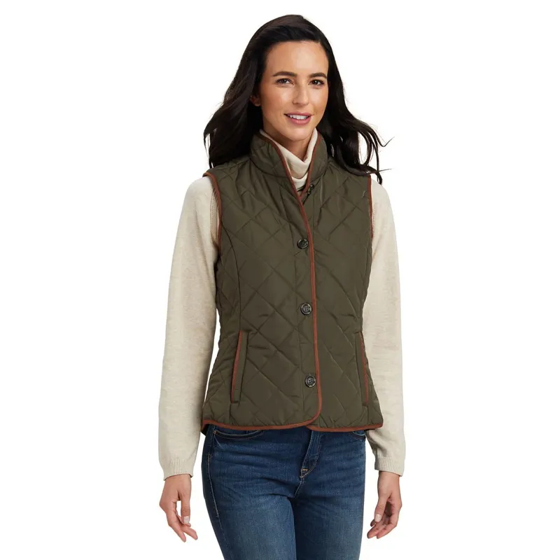 Ariat Country Woodside 2.0 Women's Quilted Vest - Earth