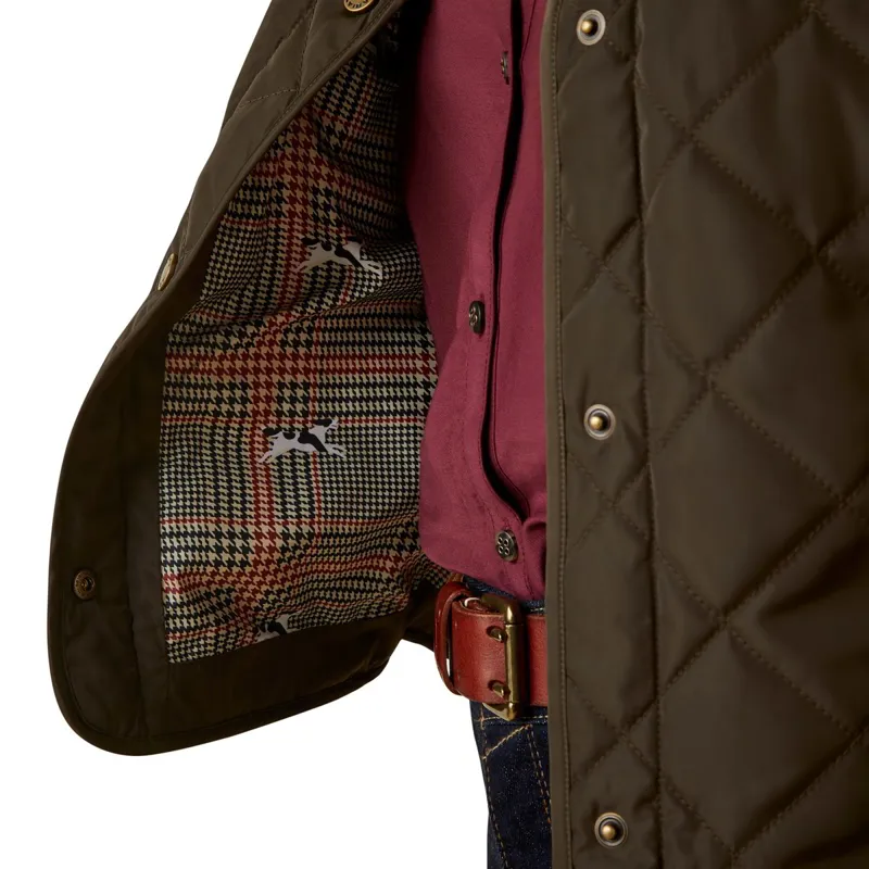 Ariat Country Woodside Ladies Quilted Vest - Earth-2