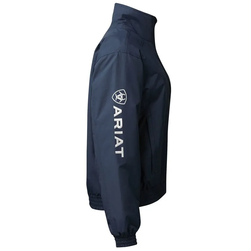 Ariat Men's Waterproof Stable Team Blouson Jacket - Navy-3