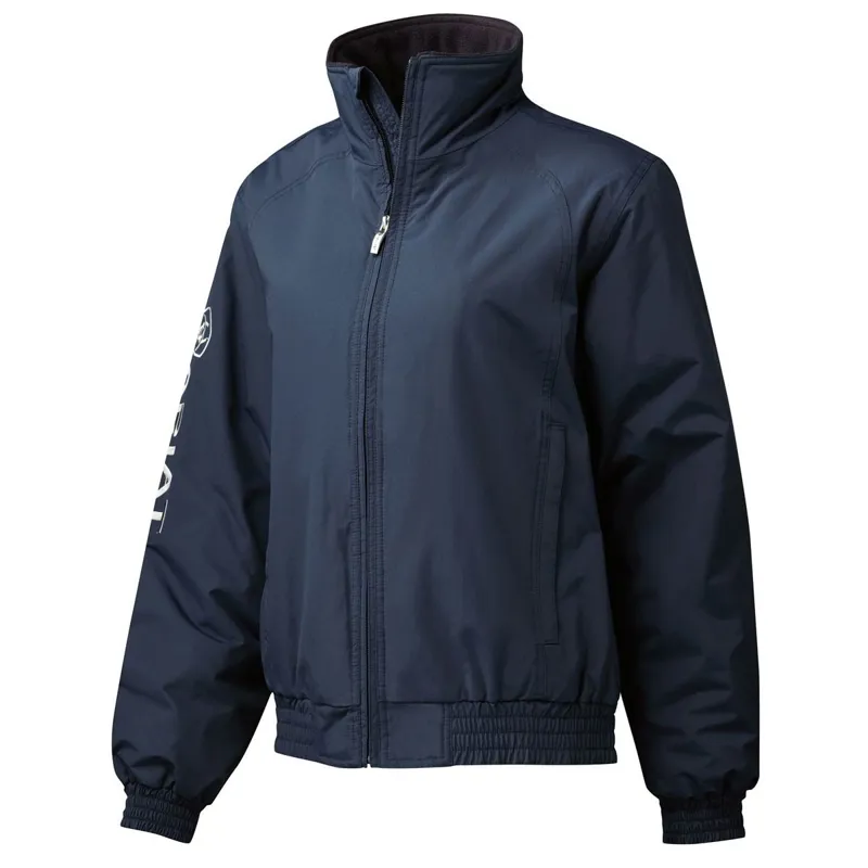Ariat Men's Waterproof Stable Team Blouson Jacket - Navy-1