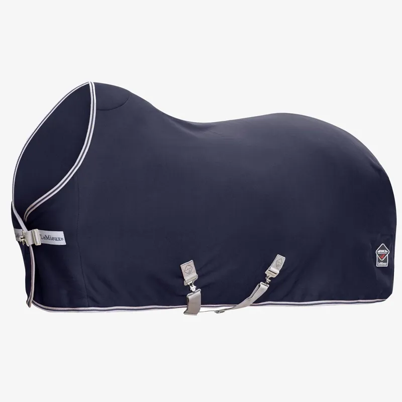 LeMieux Arika Jersey-Tek Fleece Sheet - Navy-3