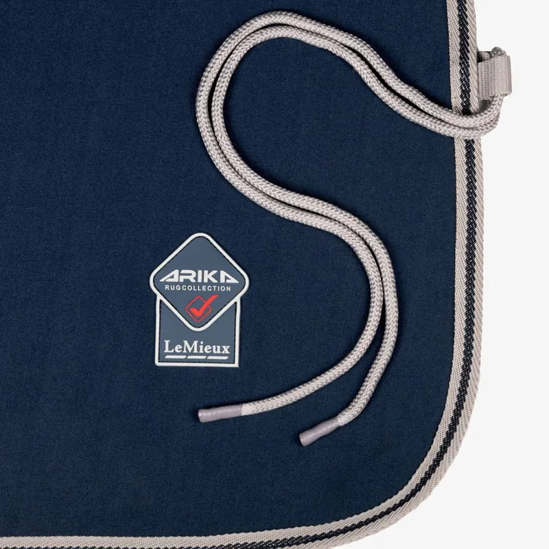 LeMieux Arika Jersey-Tek Fleece Sheet - Navy-5