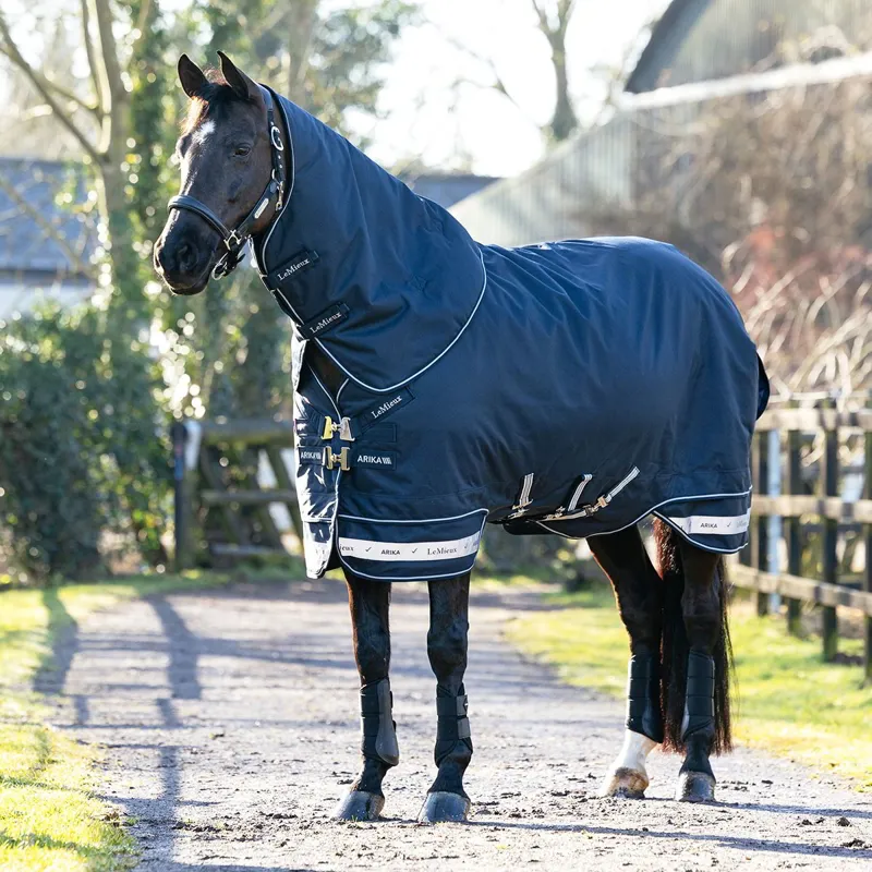 LeMieux Arika Storm-Tek 350g Turnout Blanket - Navy-8