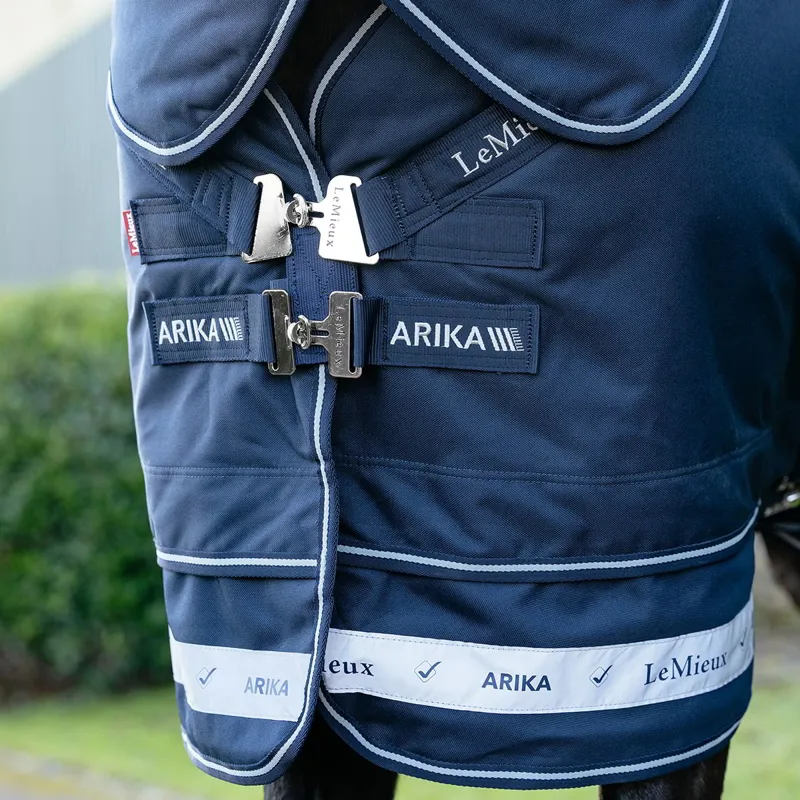 LeMieux Arika Storm-Tek 350g Turnout Blanket - Navy-6