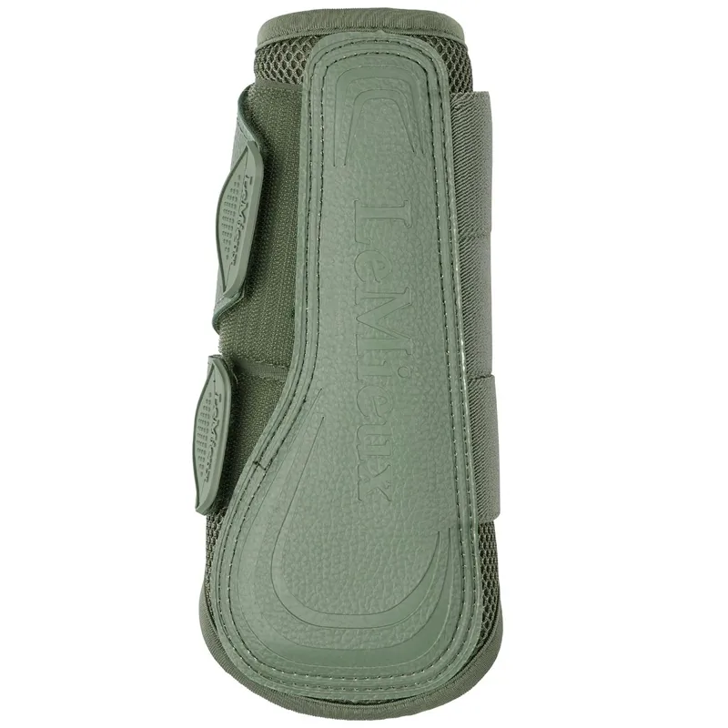 LeMieux Arika Mesh Brushing Boots - Rosemary-2
