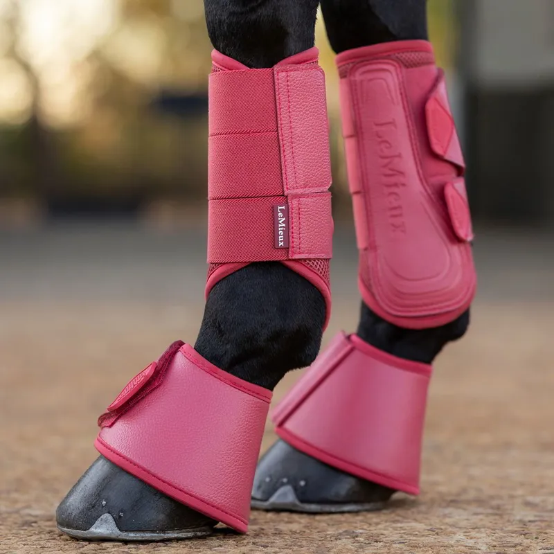LeMieux Arika Bell Boots - Cranberry-1