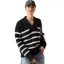 Ariat Country Arley Women's Sweater - Navy/Cream Stripe