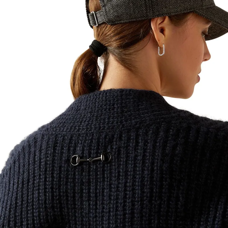 Ariat Country Arley Women's Sweater - Navy/Cream Stripe-3