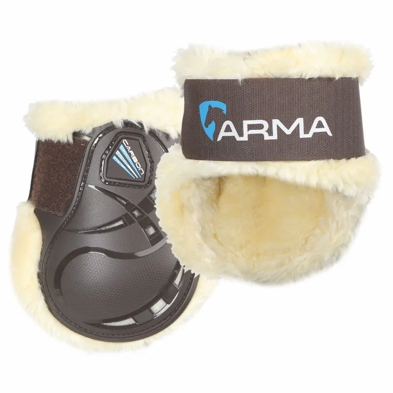 ARMA Carbon SupaFleece Fetlock Boots - Brown-1