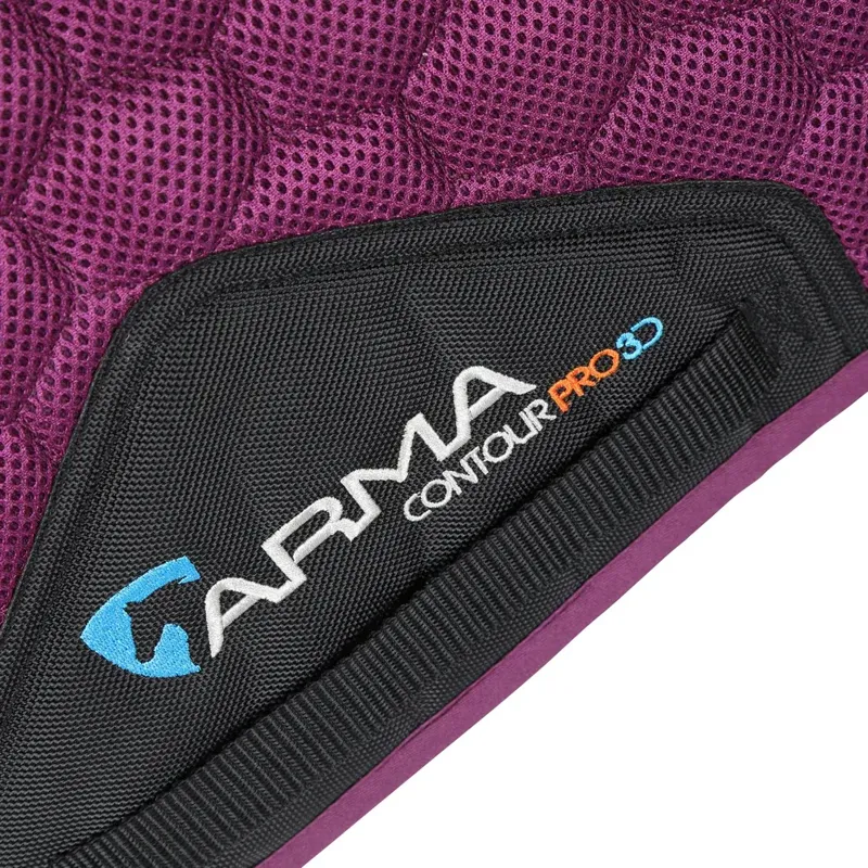 Arma Air Motion Luxe 3D Mesh Saddle Pad - Plum-2