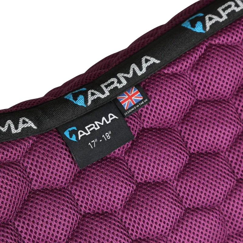 Arma Air Motion Luxe 3D Mesh Saddle Pad - Plum-3