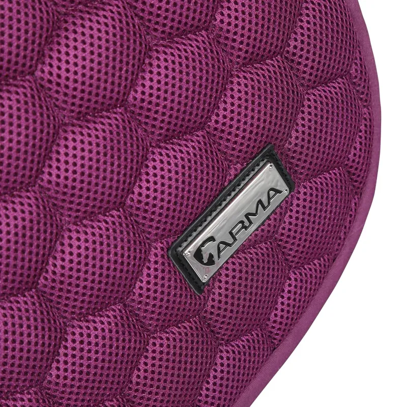 Arma Air Motion Luxe 3D Mesh Saddle Pad - Plum-5